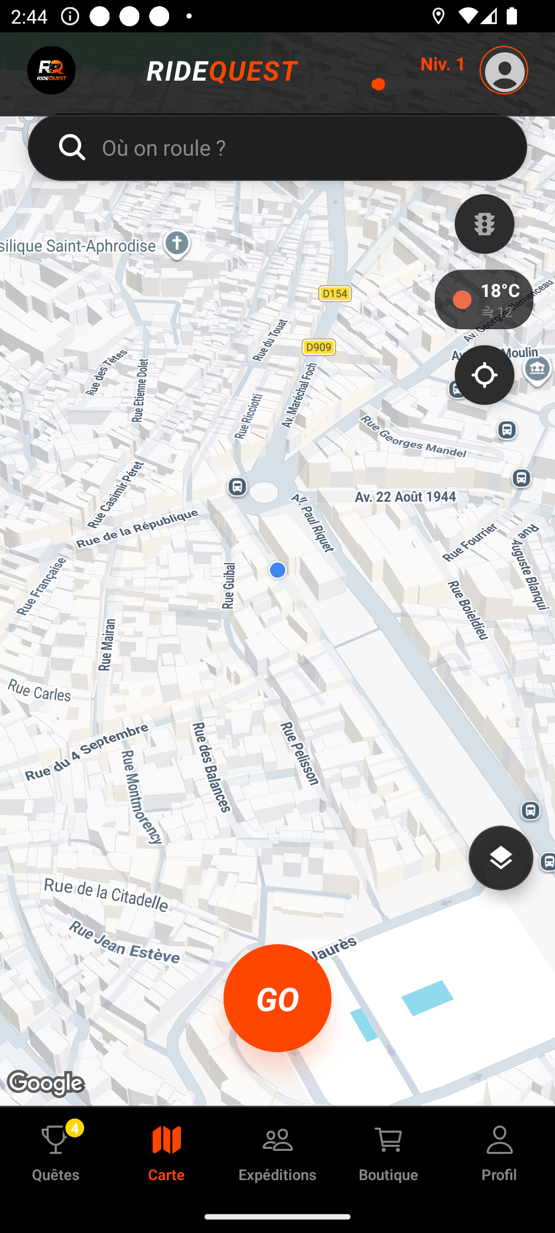 Carte GPS